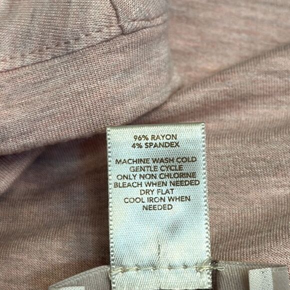 LOFT Lounge Tunic Size Small Pink Long Sleeve - Picture 11 of 11